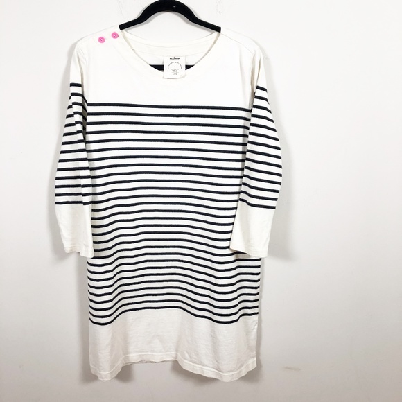 Anthropologie Dresses & Skirts - Anthro Allihop Striped Nautical Shift Dress L